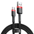 Baseus Cafule Type C 3m ( Red/black )