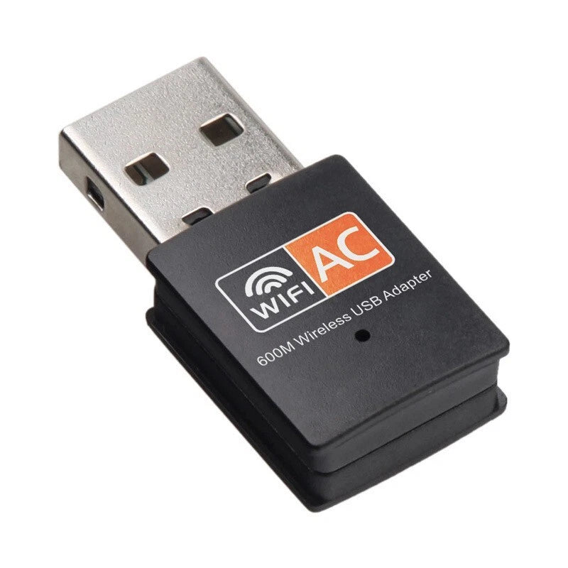 Dual Band USB WiFi Wireless Dongle AC600 Network Adapter 5GHz 2.4GHz
