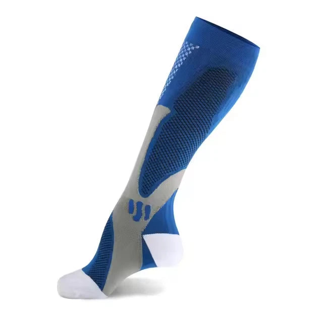 Winter Socks Work Sport Running Mid Calf Odor Resistant Cushion 3 Pairs Unisex (S, White)