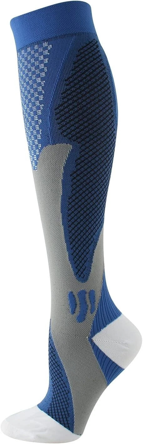Winter Socks Work Sport Running Mid Calf Odor Resistant Cushion 3 Pairs Unisex (L, Pink)