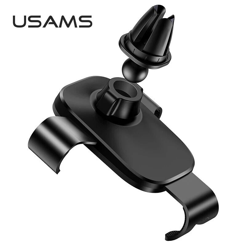 USAMS Gravity Car Phone Holder Air Vent Grip Mount For iPhone 15 14 Samsung