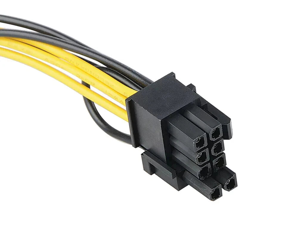 6 pin to 8 pin PCI Express Power Converter Cable For GPU Video Card PCIE - 50cm