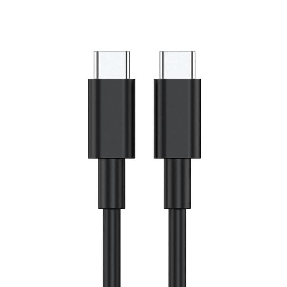 USB Type C To USB-C Cable Charge PD Quick Charging Data Fast Charger Samsung (1m, Black)