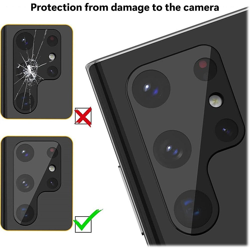 Nuglas Camera Lens Tempered Glass Film For Samsung Galaxy S22 plus