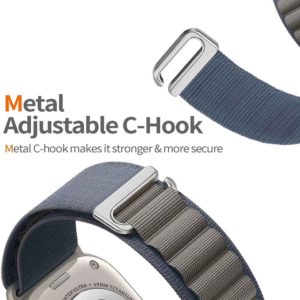 Sport Watch Band For Apple Watch Ultra 1 2 SE Series 9 8 7 6 5 4 3 2 1, Alpine Loop Watch Strap for iWatch 38mm 40mm 41mm