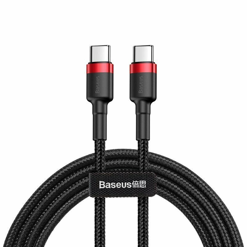 Baseus 60W USB Type-C To Type-C Data Charger Cord For Samsung Macbook iPad (2m)