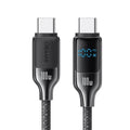 USAMS USB-C To Type C PD Fast Charging Digital Cable For iPhone 16 15 Samsung (Black)