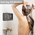 Universal Waterproof Phone Case Bathroom Shower Phone Holder Wall Mounted (WHITE)