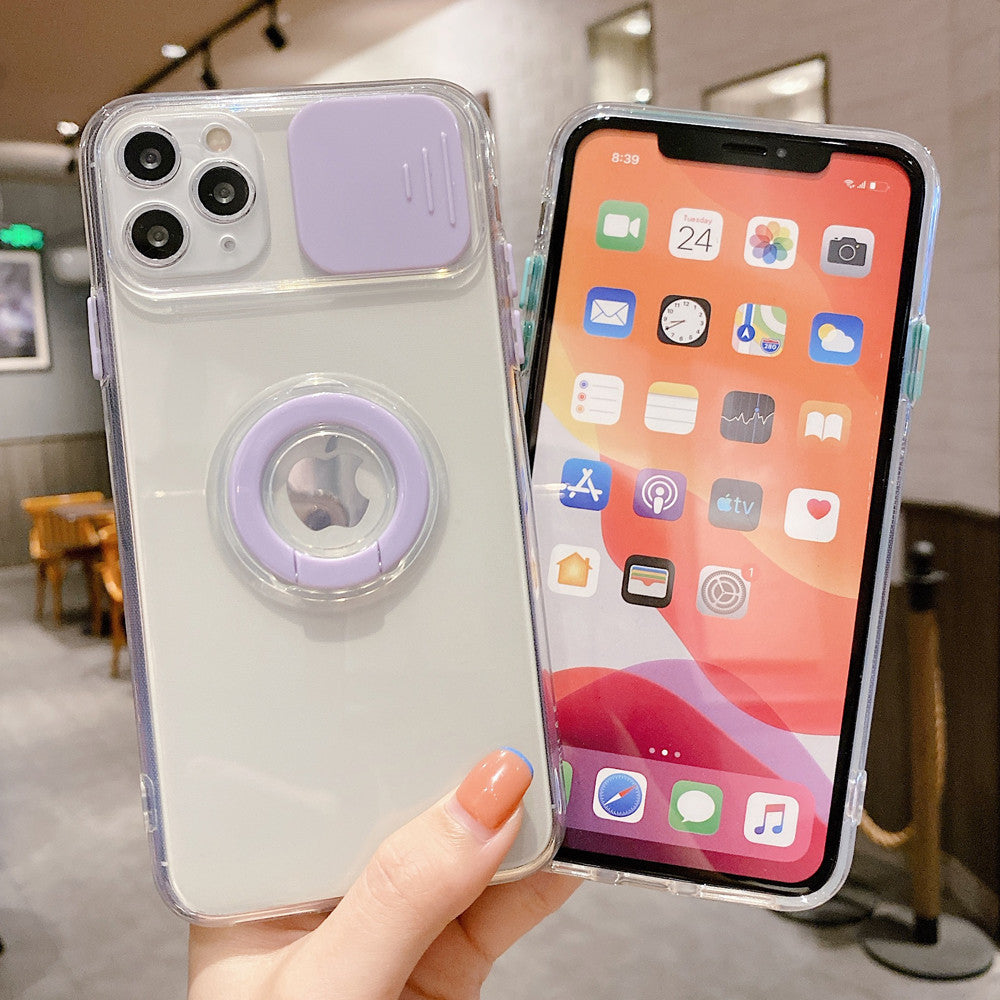 Camera Slide Protection Case On For iPhone 11 Pro