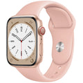 Apple Watch iWatch Silicone Band Strap Series 9/8/7/6/5/4/3/2/1 42/44/45/49mm (Pink Sand)
