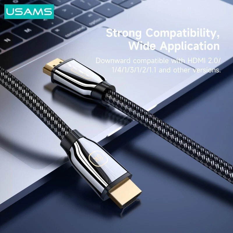 USAMS Premium HDMI Cable V2.0 Ultra HD 4K 2160p 1080p 3D High Speed HEC ARC (2m)