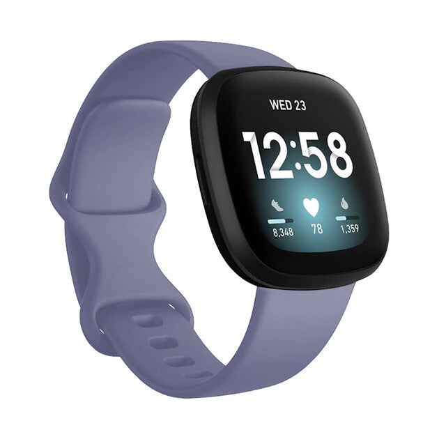 Silicone Replacement Strap Band For Fitbit Versa 3 (Lilac)