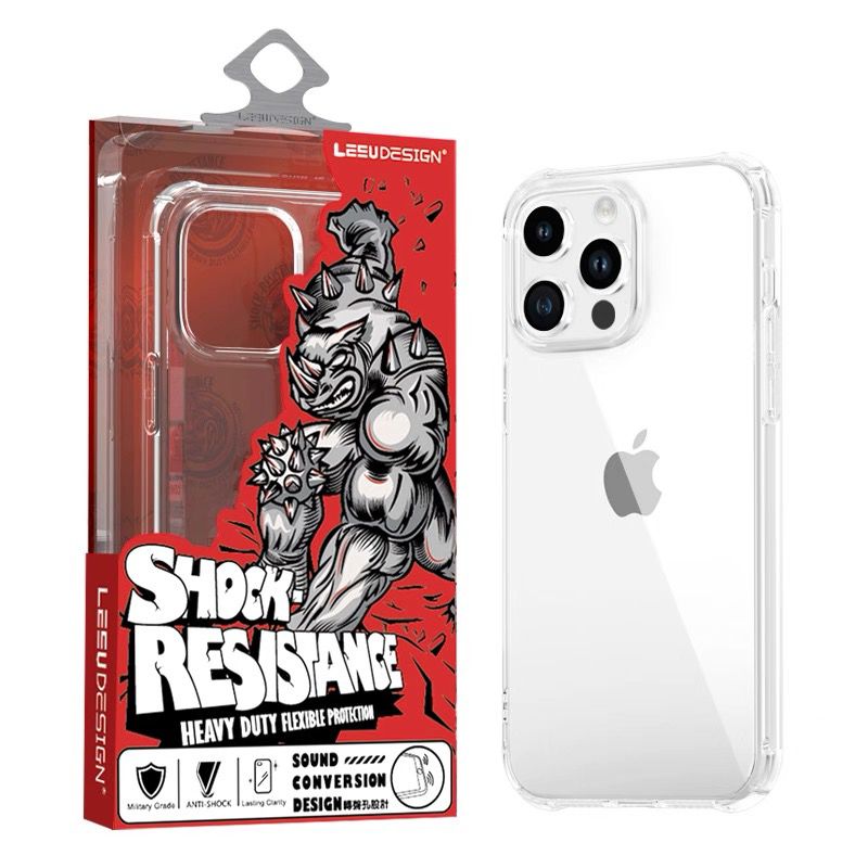 iPhone 12 Pro Black LeeU Rhino Series Hard Case Cover