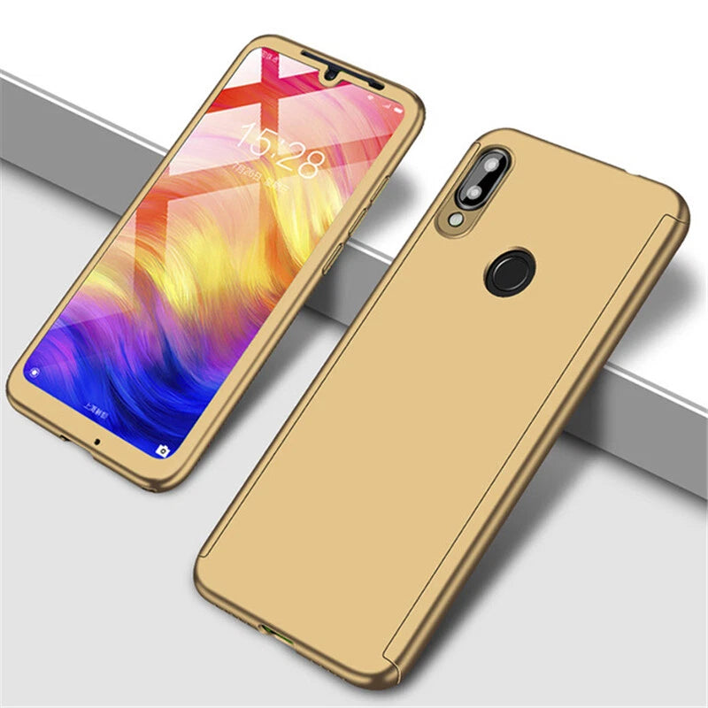 Samsung A32 4G Silver 360° Full Cover Phone Case + Tempered Glass