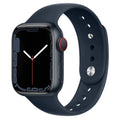 Apple Watch iWatch Silicone Band Strap Series 9/8/7/6/5/4/3/2/1 38/40/41mm (Midnight Blue)