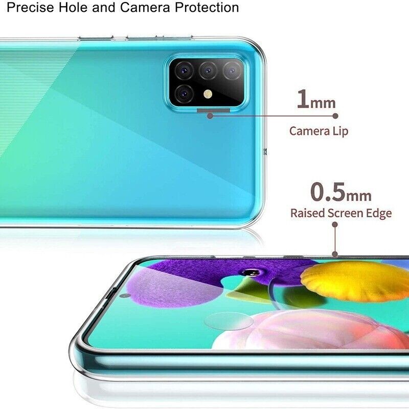 Samsung Galaxy S25 Ultra Crystal Clear Case Slim Shield Heavy Duty Shockproof Protective Cover