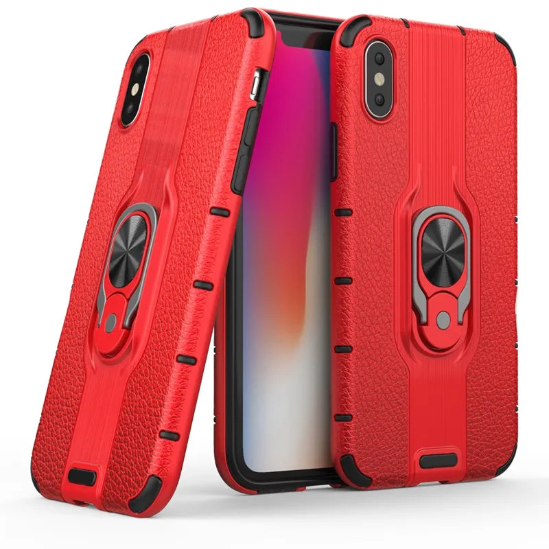 Shockproof Heavy Duty Case Ring Cover For iPhone 11