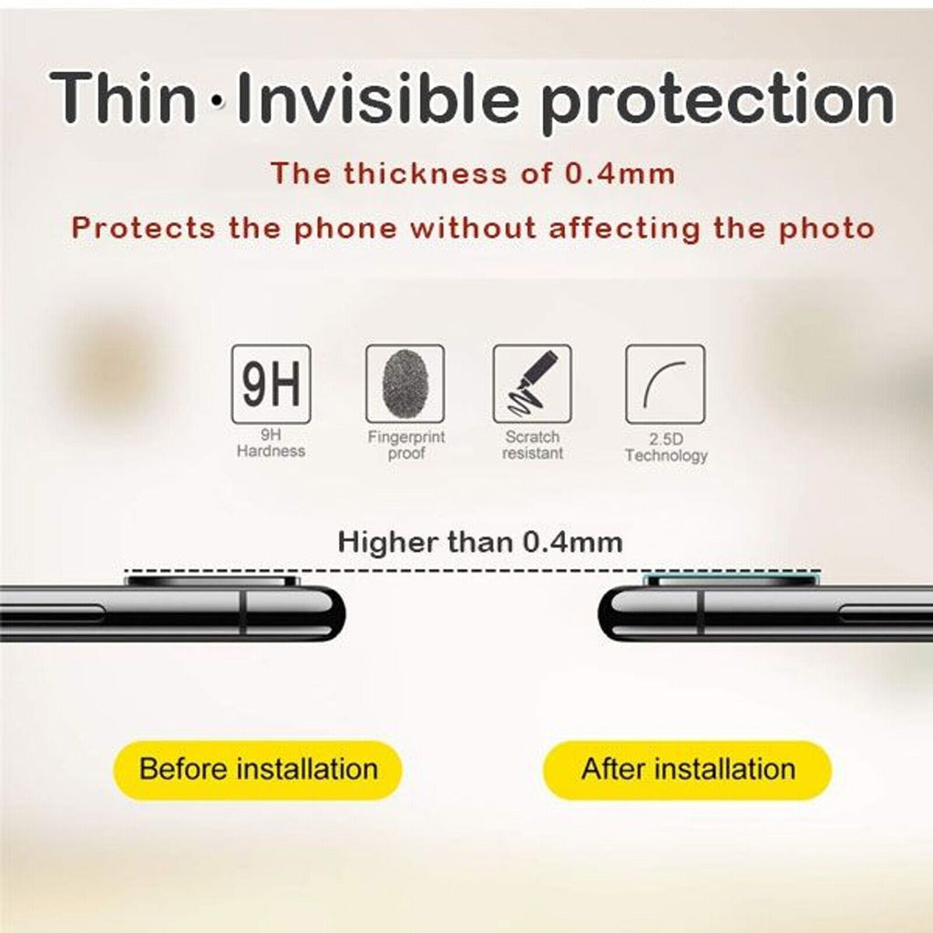 iPhone 8/SE2/SE3 Metal Ring Camera Lens Protector