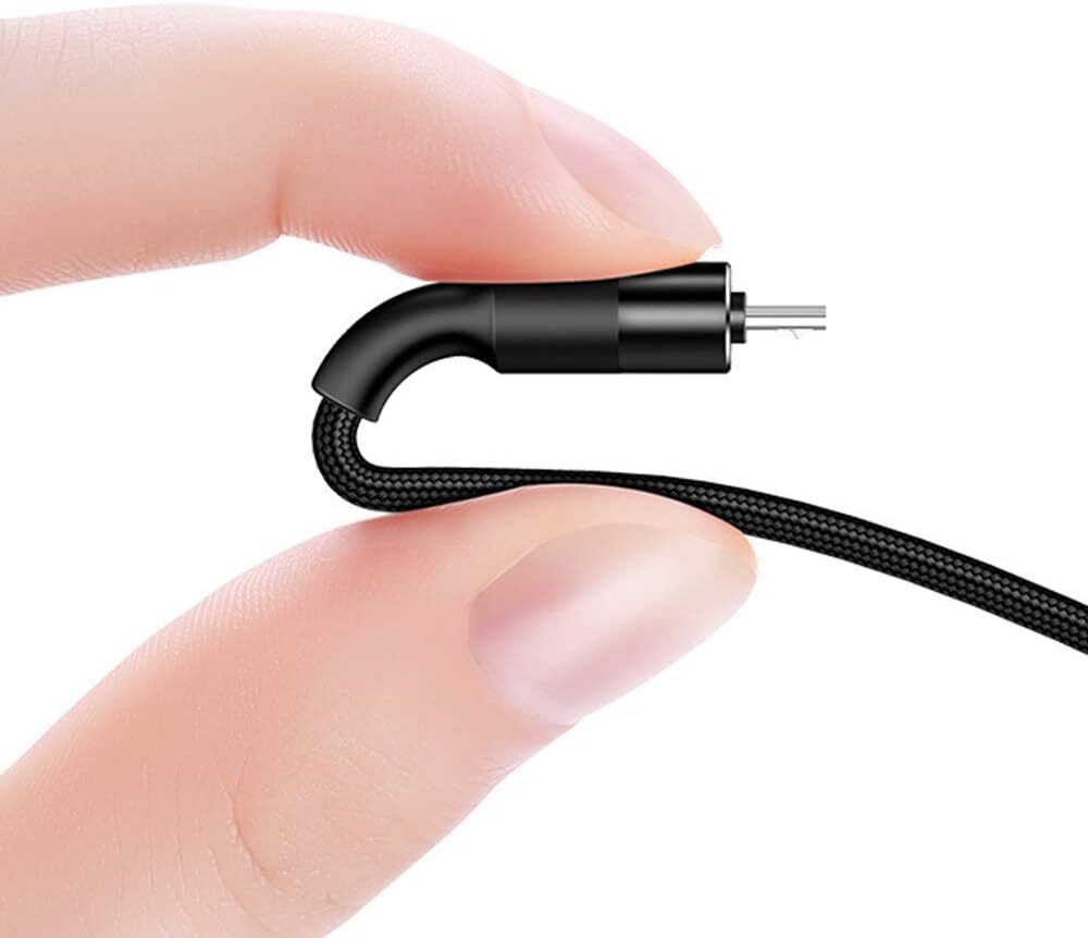USAMS USB To Micro-USB Charger Cable 3A Fast Charging Lead Data Cord For Samsung