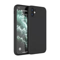 iPhone 11 Pro Max Silicone Case With Lens Protector Black