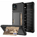 Slide Armor Wallet Case Card Slot Holder Cover For iPhone 13 Mini