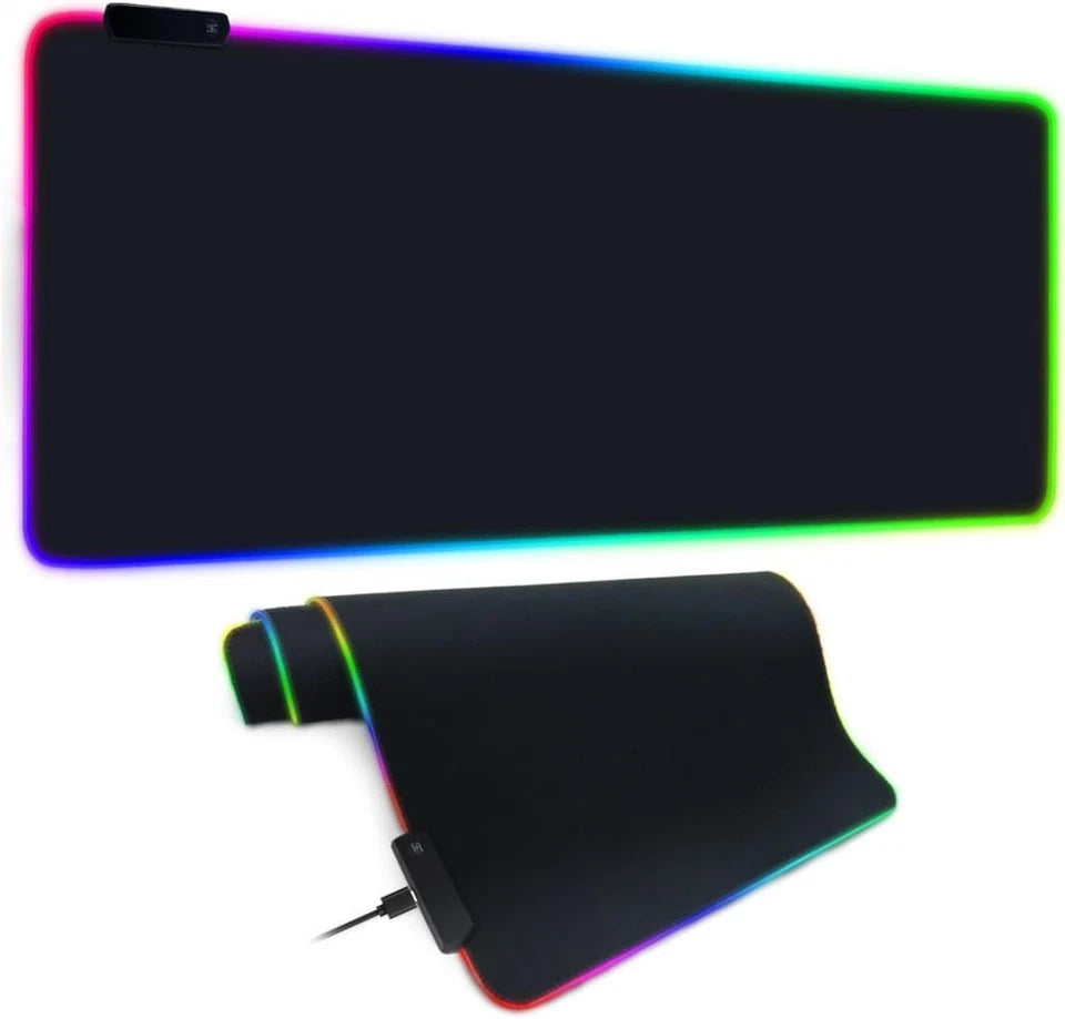 RGB Gaming Mouse Pad, Extended Desk Mat 35x25x4cm