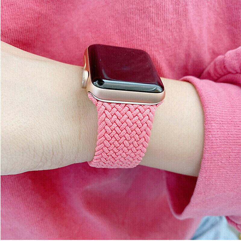 Apple Watch Braided Fabric Solo Loop Band Strap 42/44/45/49mm (136mm)