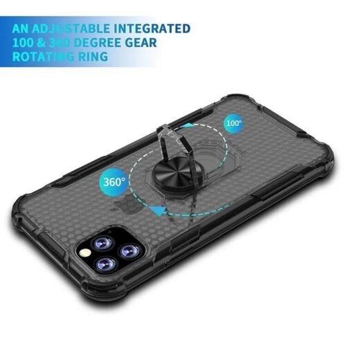 Shockproof Bumper Case Cover Ring Holder Stand For iPhone 13 Pro