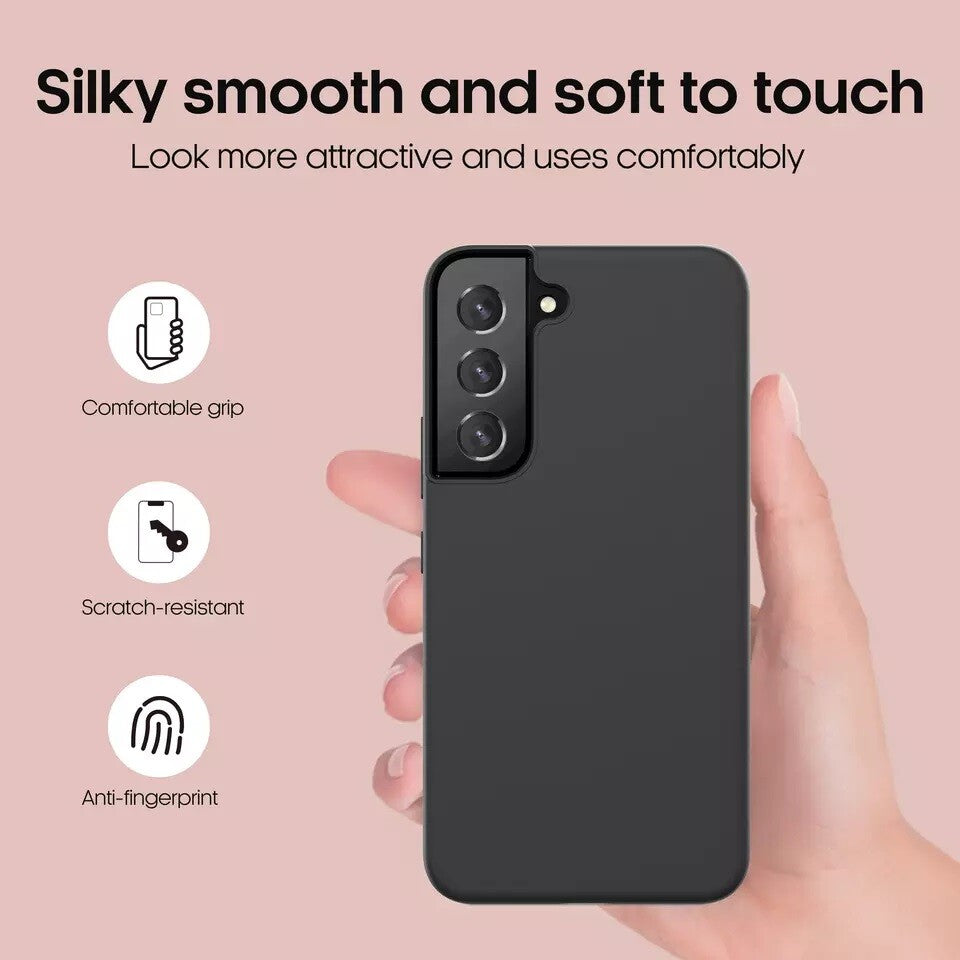 Shockproof Silicone Case Soft Cover For Samsung Galaxy S22 Ultra