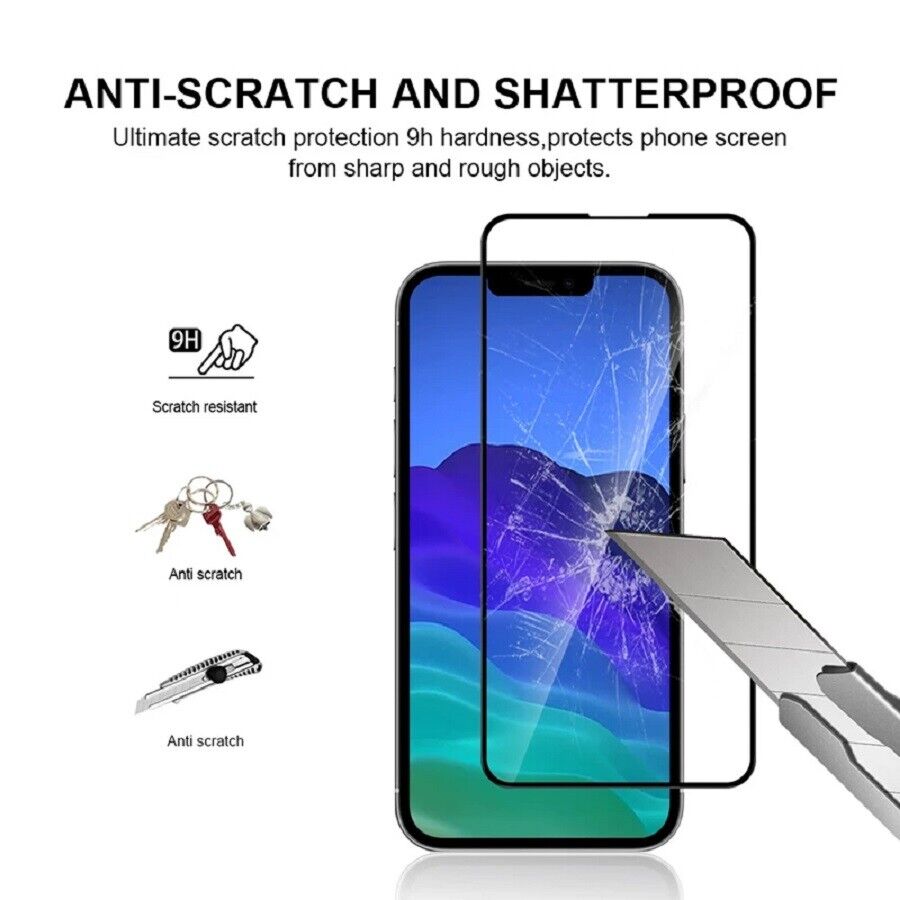 Clear Tempered Glass Transparent Screen Protector For iPhone 12