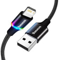 Baseus Colorful Halo Series USB To Lightning Cable 3m Black
