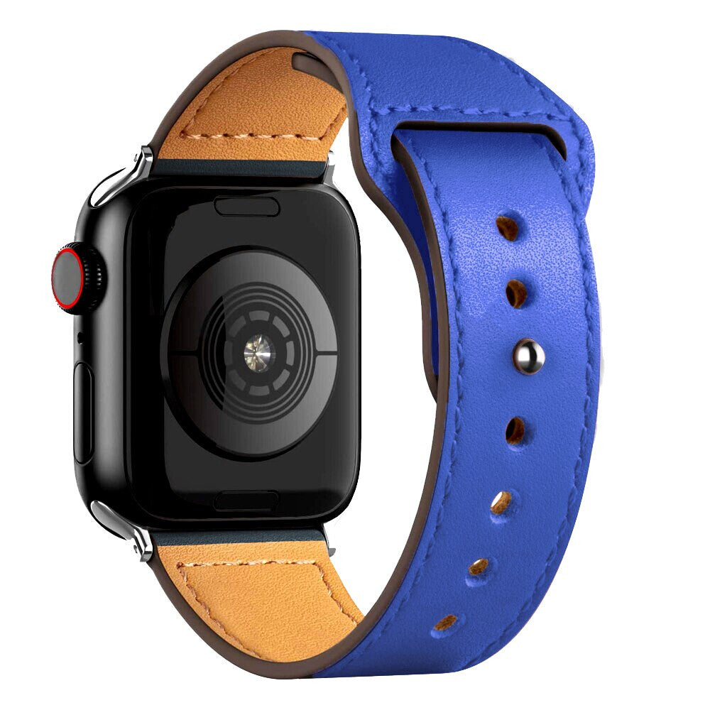 Apple Watch Leather Strap iWatch Band Series 9/8/7/6/5/4/3/2/1/SE 42/44/45/49mm