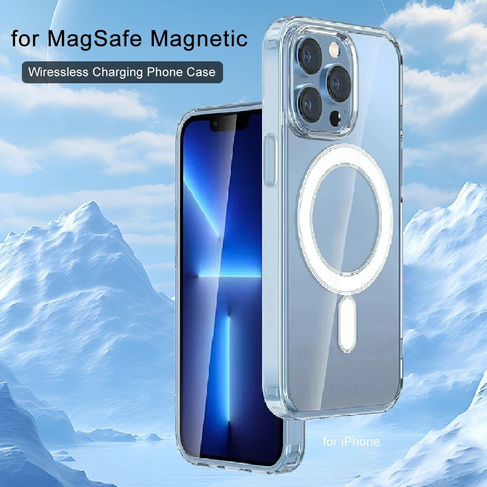 iPhone 12 Pro Transparent Magsafe Clear Case Shockproof Silicone Cover