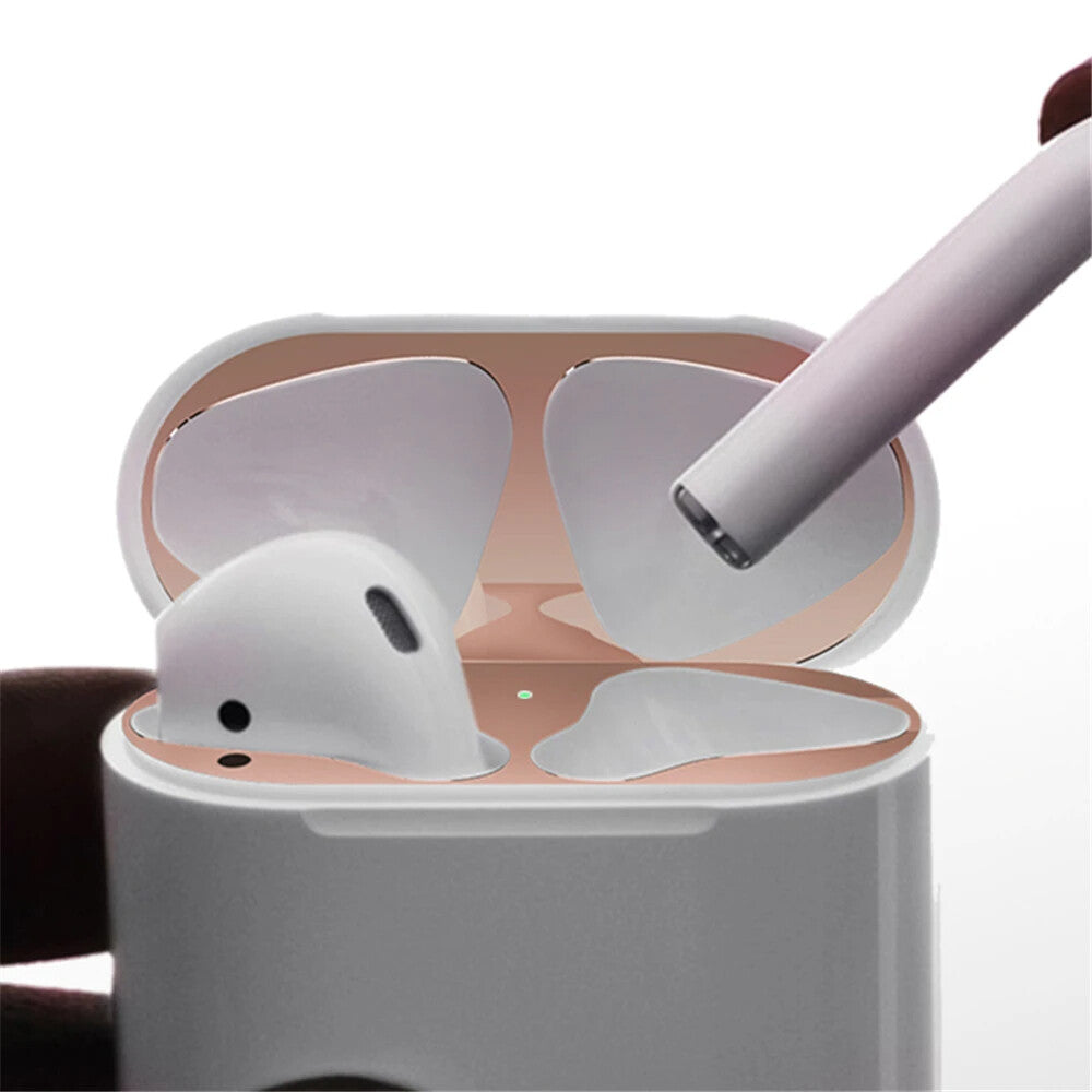 Metal Film Dust Proof Debris Protection Heavy Duty Airpods Pro Wireless Charging Case