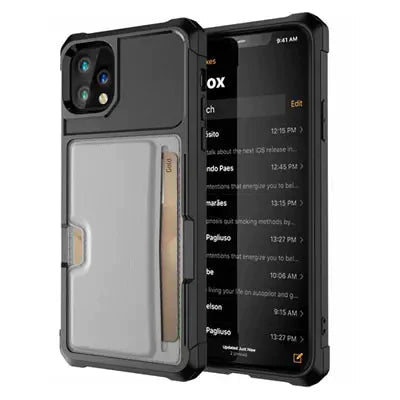 Slide Armor Wallet Case Card Slot Holder Cover For iPhone 11 Pro