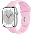 Apple Watch iWatch Silicone Band Strap Series 9/8/7/6/5/4/3/2/1 42/44/45/49mm (Pink)