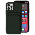 Case Silicone Wallet Card Holder Cover for iPhone 12 Mini