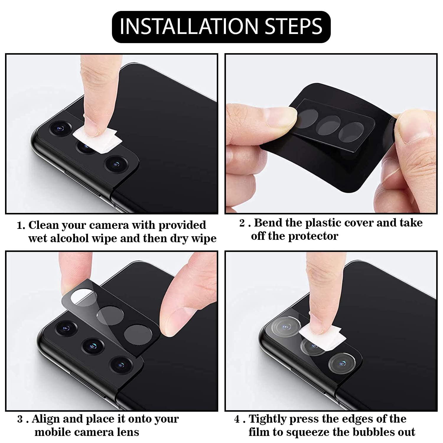 Nuglas Camera Lens Tempered Glass For Samsung Galaxy A42