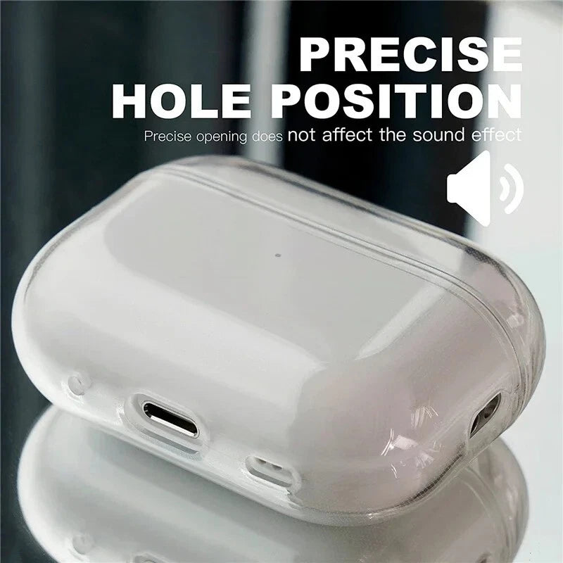Airpods 1 / 2 Crystal Clear Silicone Transparent Case Cover