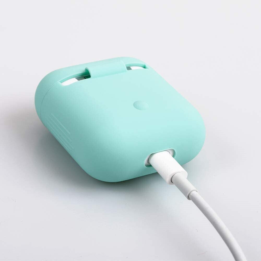 Apple Airpods Silicone Gel Case Shockproof Protective Cover Skin Case Airpods Pro (Green)