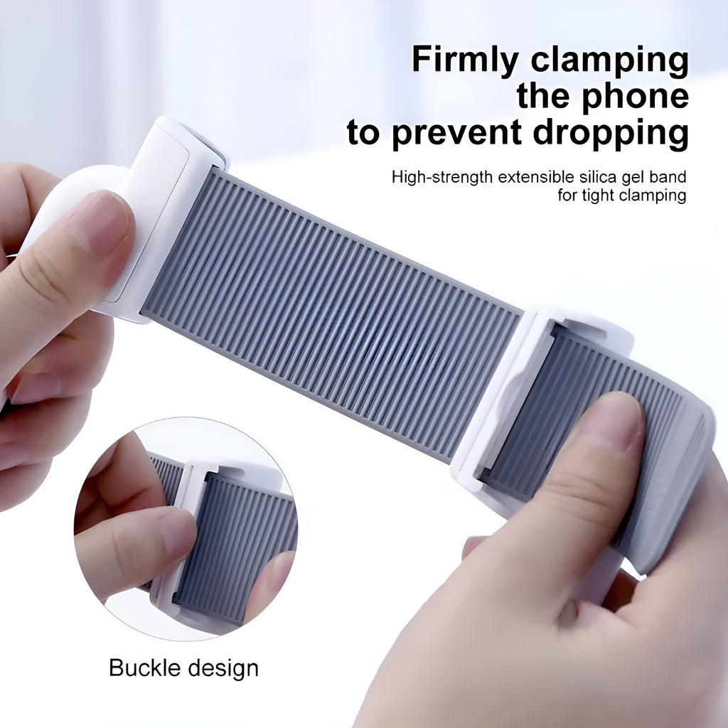 Baseus Aluminium Lazy Neck Phone Holder Hanging Mobile Tablet Support For Video Movie Watching (White)