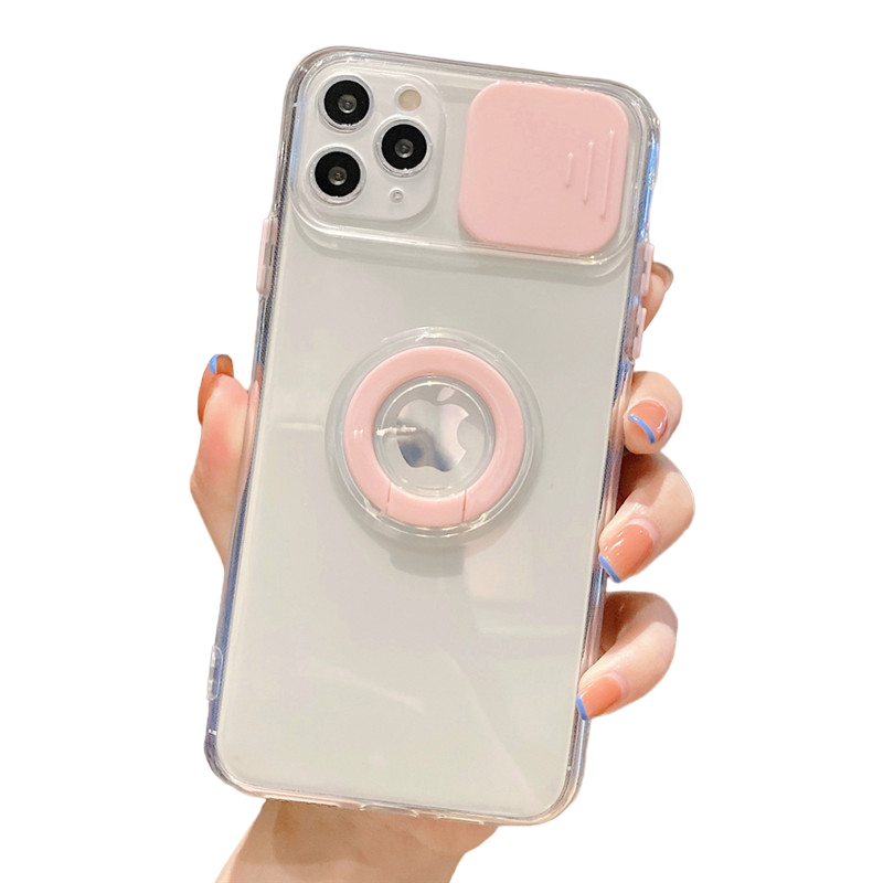 Camera Slide Protection Case On For iPhone 12 Mini