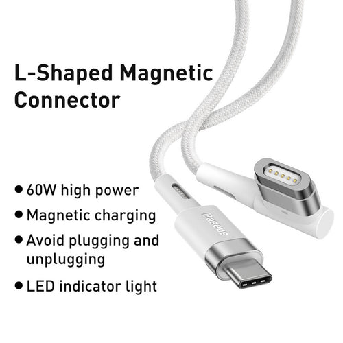 Baseus Type C To Magsafe 1 Charging Cable For MacBook Air/Pro USB-C Power Cord