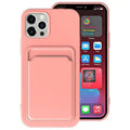 Case Silicone Wallet Card Holder Cover for iPhone 11