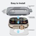 Apple Watch Auto Stick Tempered Glass Screen Protector 38mm Clear