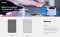Baseus Universal Adhesive Pocket Stick Wallet Card Holder Pouch Case For iPhone Samsung