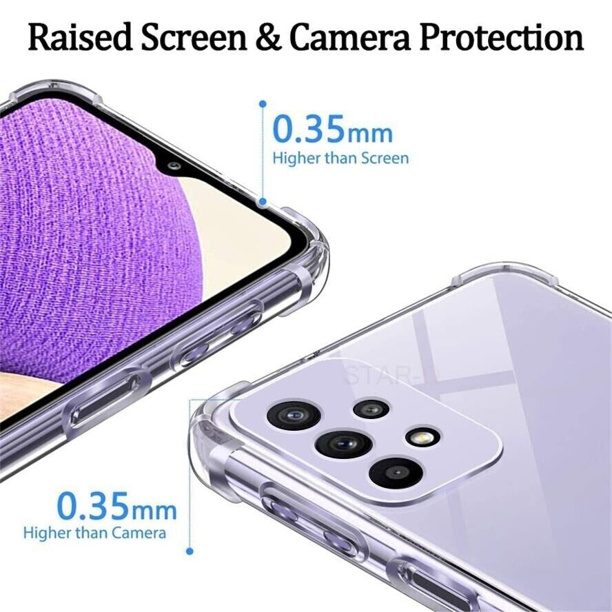 Samsung Galaxy S25 Plus Crystal Clear Case Slim Shield Heavy Duty Shockproof Protective Cover