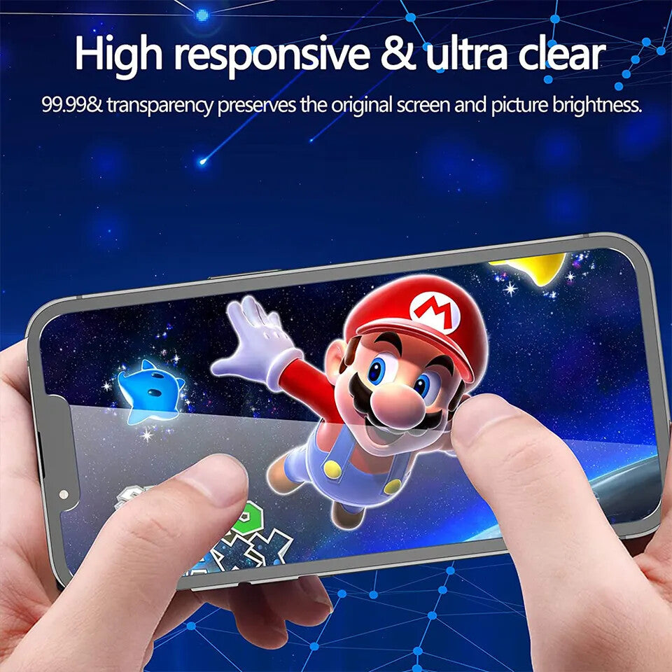 (2 Pack) Nuglas iPhone 14 13 12 11 Pro XS XR Max Privacy Tempered Glass Anti Spy Screen Protector