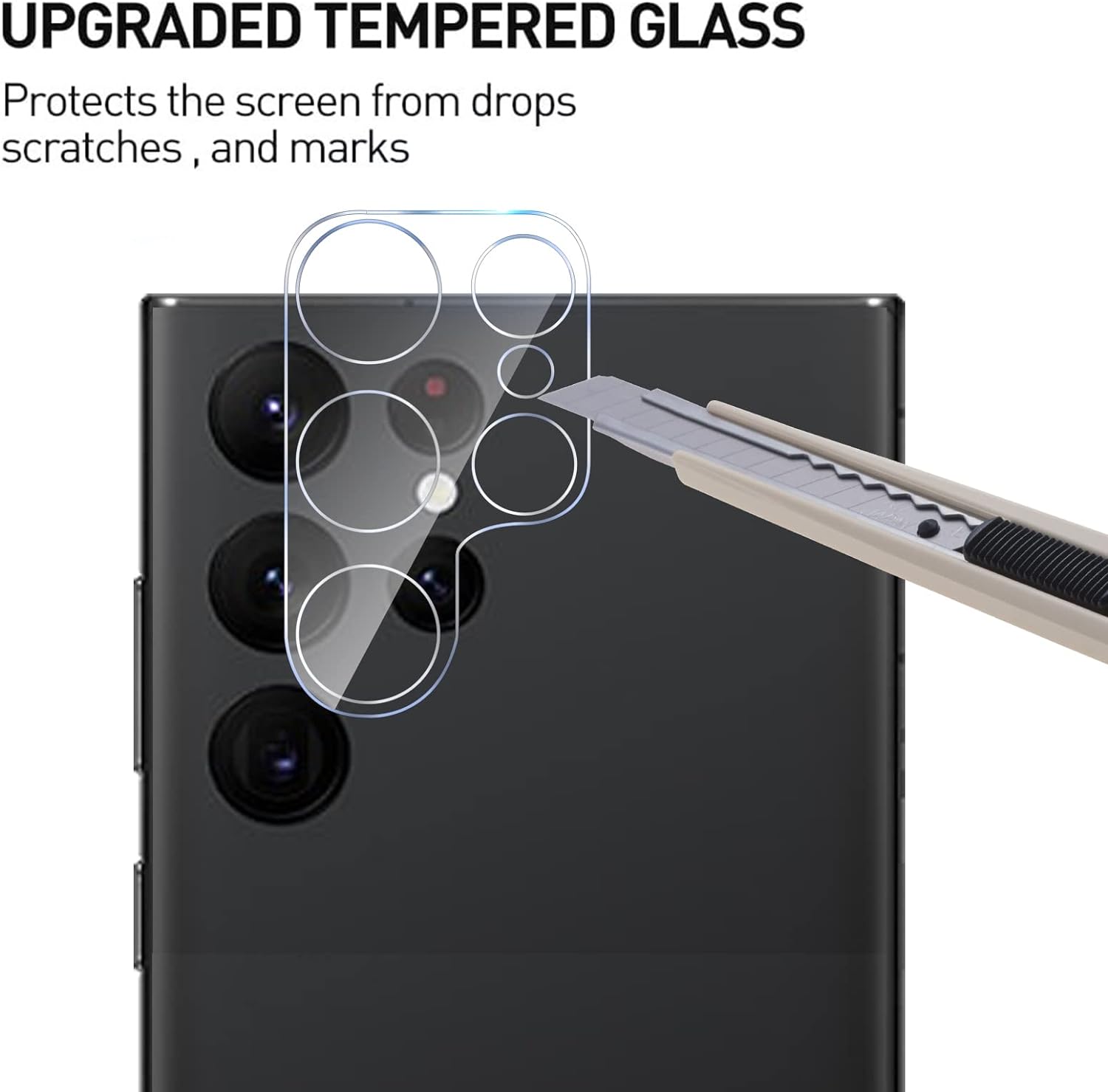 Samsung Galaxy Note 10/Note 10 Plus Clear Tempered Glass Camera Lens