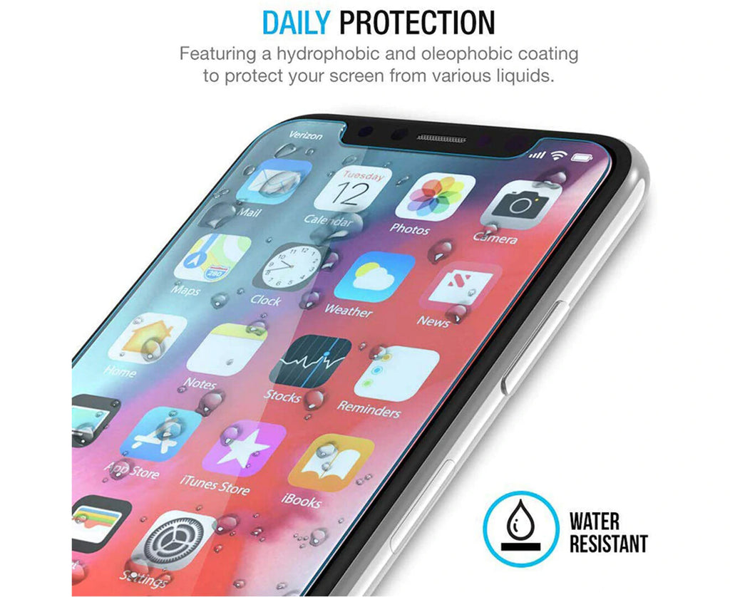 (2 Pack) Nuglas iPhone 14 13 12 11 Pro XS XR Max Anti Blue Light Filter Tempered Glass Screen Protector Eye-Friendly Film
